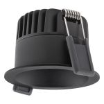 Ledvance LED spot Mørklight Aluminium sort 8W 680lm 36D - 930 varm hvid | Udsnit 68mm - IP44 - bedste farvegengivelse - dæmpbar