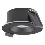 Ledvance LED spot Air Adjust Aluminium sort 4W 320lm 36D - 930 varm hvid | Udsnit 68mm - IP23 - bedste farvegengivelse - dæmpbar