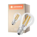 Ledvance Classic LED E27 Pære Filament Klar 5W 1055lm - 827 Ekstra Varm Hvid | Erstatter 75W