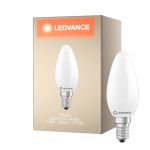 Ledvance Classic LED E14 Kerte Matt 1.8W 250lm - 827 Ekstra Varm Hvid | Erstatter 25W