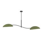 Emibig Loftlampe Lotus Stål Sort | Egnet til 2x E14 - Max 10W