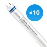 Fordelspakke 10x Philips LED Lysrør T8 MASTER (HF) High Output 14W 2100lm - 840 kold hvid | 120cm - erstatter 36W