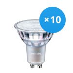 Fordelspakke 10x Philips MASTER Value LED Spot GU10 PAR16 3.7W 270lm 36D - 930 varm hvid | bedste farvegengivelse - dæmpbar - erstatter 35W