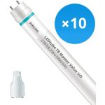 Fordelspakke 10x Philips LED Lysrør T8 MASTER Value (EM/Mains) Ultra Output 23W 3700lm - 865 dagslys | 150cm - erstatter 58W