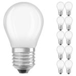 Fordelspakke 10x Ledvance Classic LED E27 Pære filament matt 2.8W 250lm - 827 ekstra varm hvid | dæmpbar - erstatter 25W