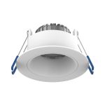 Noxion LED Spot Ares Dyb Hvid 6W 540lm 927-940 3CCT - med Indre Ring Hvid| Udsnit 68mm