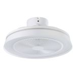Eglo Loftventilator Vallonia 1 ABS Hvid 31.7W 3200lm - 827-865 Justerbar Hvid + RGB | Dæmpbar