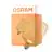 Osram Decor Flad Lamp In Metal Armaturhus LED E27 Special Matt Guld 3.5W 300lm - 827 Ekstra Varm Hvid | Erstatter 25W