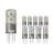 Fordelspakke 10x Noxion Bolt LED Capsule G9 3.8W 470lm - 827 ekstra varm hvid | erstatter 40W