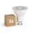 Fordelspakke 3x Sylvania RefLED ES50 LED Spot GU10 PAR16 345lm 36D - 830 Varm Hvid | Erstatter 35W