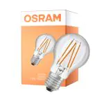 Osram Led Star Classic LED E27 Pære Filament Klar 7.3W 806lm - 827 Ekstra Varm Hvid | Med Lyssensor