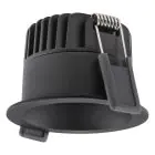 Ledvance LED spot Mørklight Aluminium sort 8W 680lm 36D - 930 varm hvid | Udsnit 68mm - IP44 - bedste farvegengivelse - dæmpbar