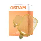 Osram Decor Flad Lamp In Metal Armaturhus LED E27 Special Matt Guld 3.5W 300lm - 827 Ekstra Varm Hvid | Erstatter 25W