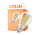 Osram Classic LED E27 Pære Filament Klar 7.2W 1521lm Ultra Efficiency - 840 Kold Hvid | Erstatter 100W