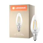 Ledvance Classic LED E14 Kerte Filament Klar 1.8W 250lm - 827 Ekstra Varm Hvid | Erstatter 25W