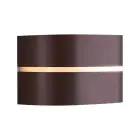 Nordlux Sibelis Vægbelysning Aluminium Brun | IP44 - Egnet til E27