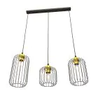 Emibig Pendel Lampe Vander Stål Sort | Egnet til 3x E27 - Max 15W