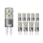 Fordelspakke 10x Noxion Bolt LED Capsule G9 3.8W 470lm - 827 ekstra varm hvid | erstatter 40W