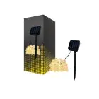 Bright Choice Lyskæde LED Moonballs ABS 1W 20lm - 830 Varm Hvid + RGB | IP65 - Solar
